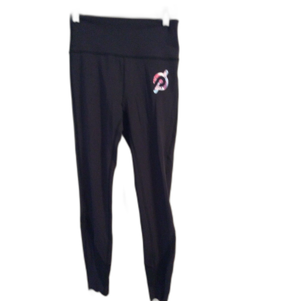 Peloton Small S Black Leggings Women's Logo